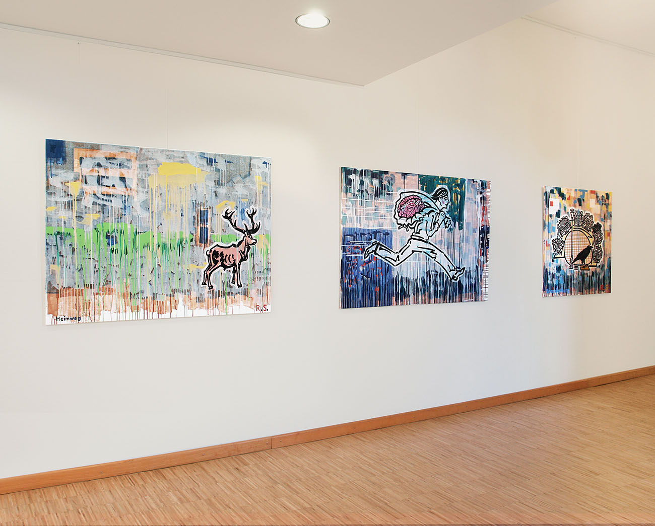 Ralf Schmidt artist Künstler IÖV ART 4, aktuelle Gemälde, IÖV Hilden, 2013