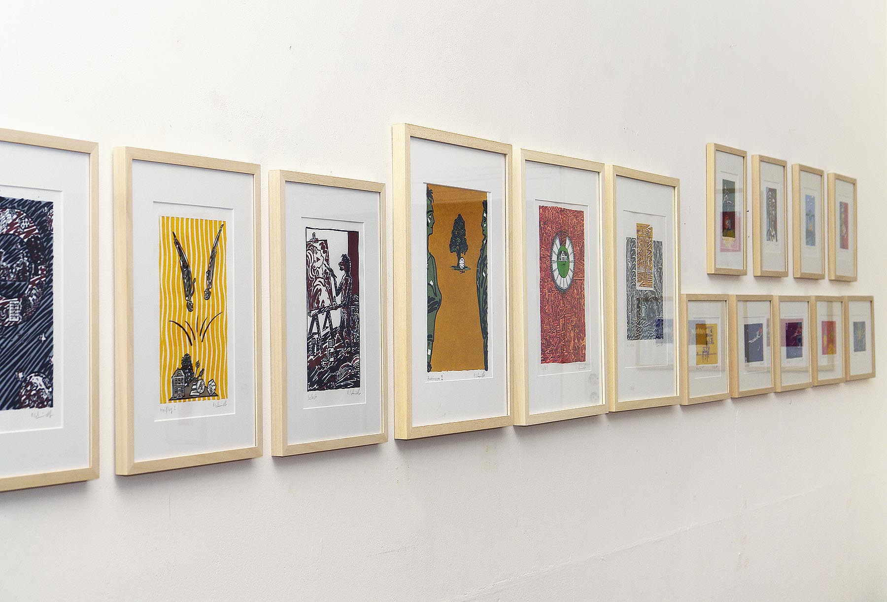 Ralf Schmidt Grafikausstellung im Künstlerhaus Alte Schule, Greven