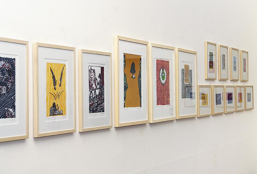 Ralf Schmidt Grafikausstellung im Künstlerhaus Alte Schule, Greven