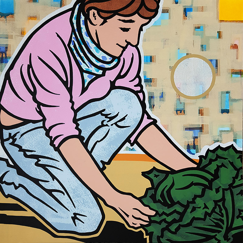 Ralf Schmidt artist Künstler Die Gärtnerin