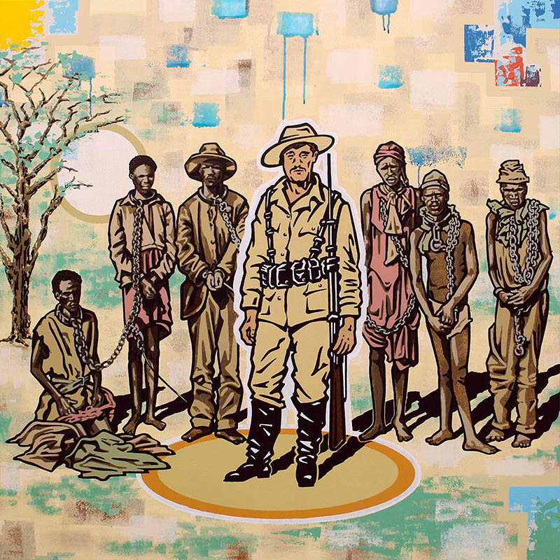 Ralf Schmidt artist Künstler Herero (Geister der Vergangenheit)