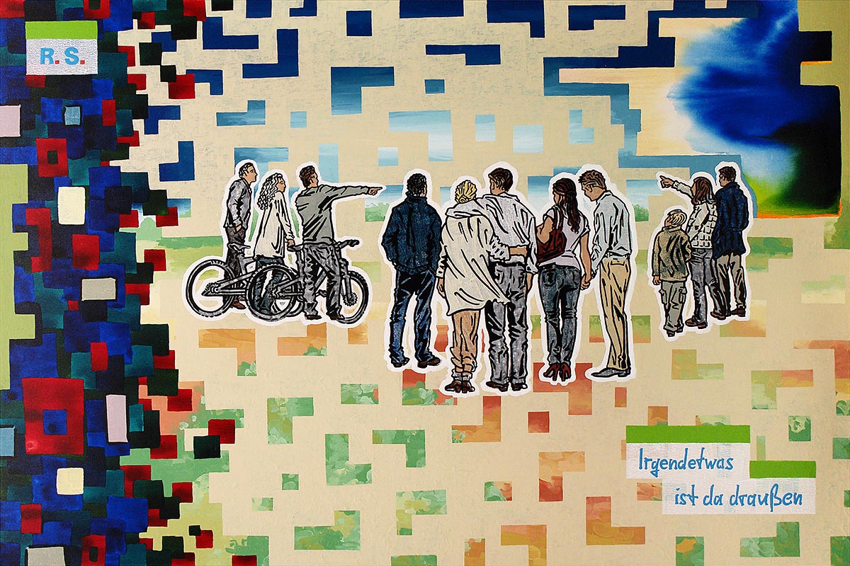 Ralf Schmidt artist Künstler Irgendetwas ist da draußen