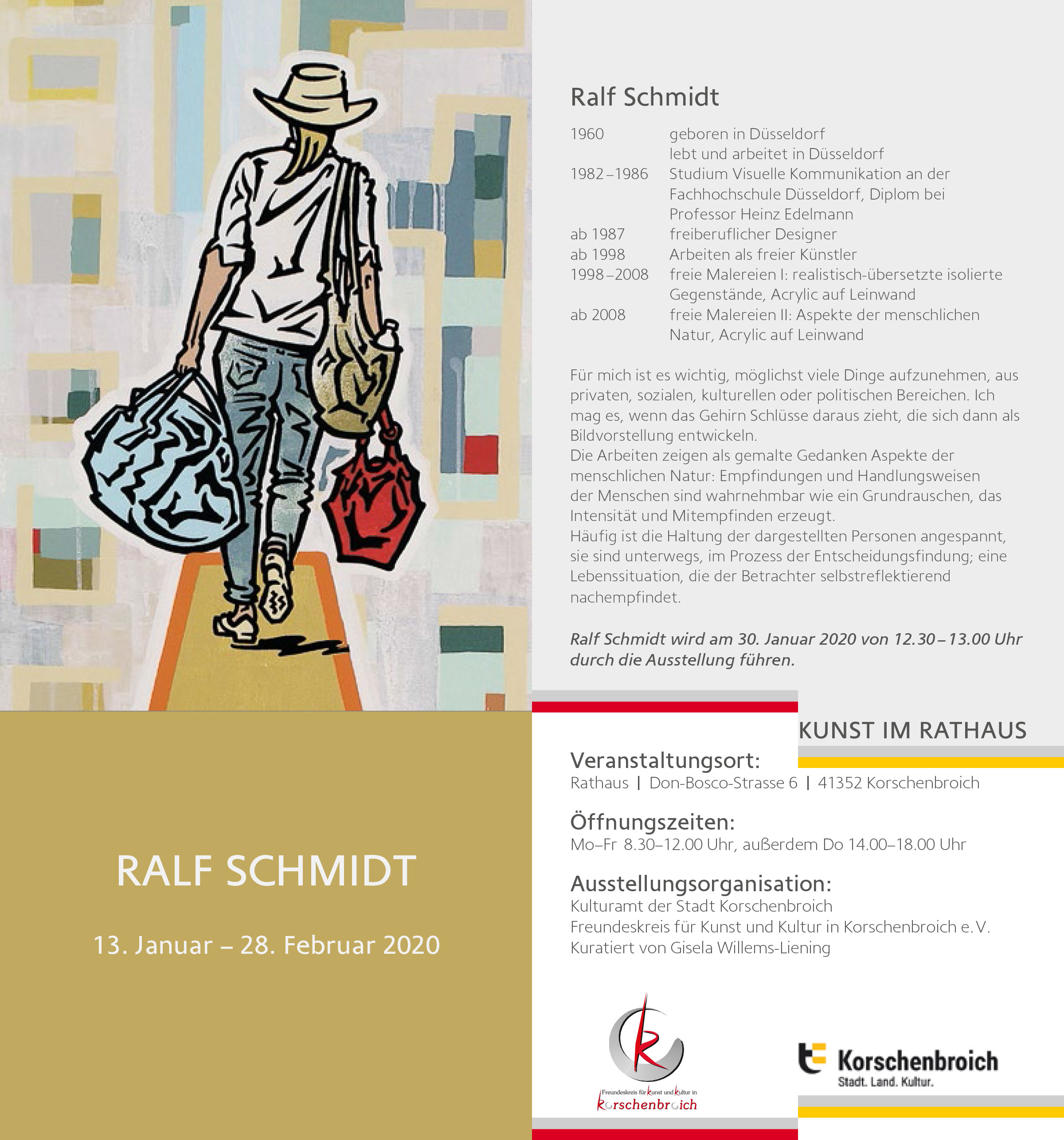Ralf Schmidt artist Künstler Kunst im Rathaus Korschenbroich