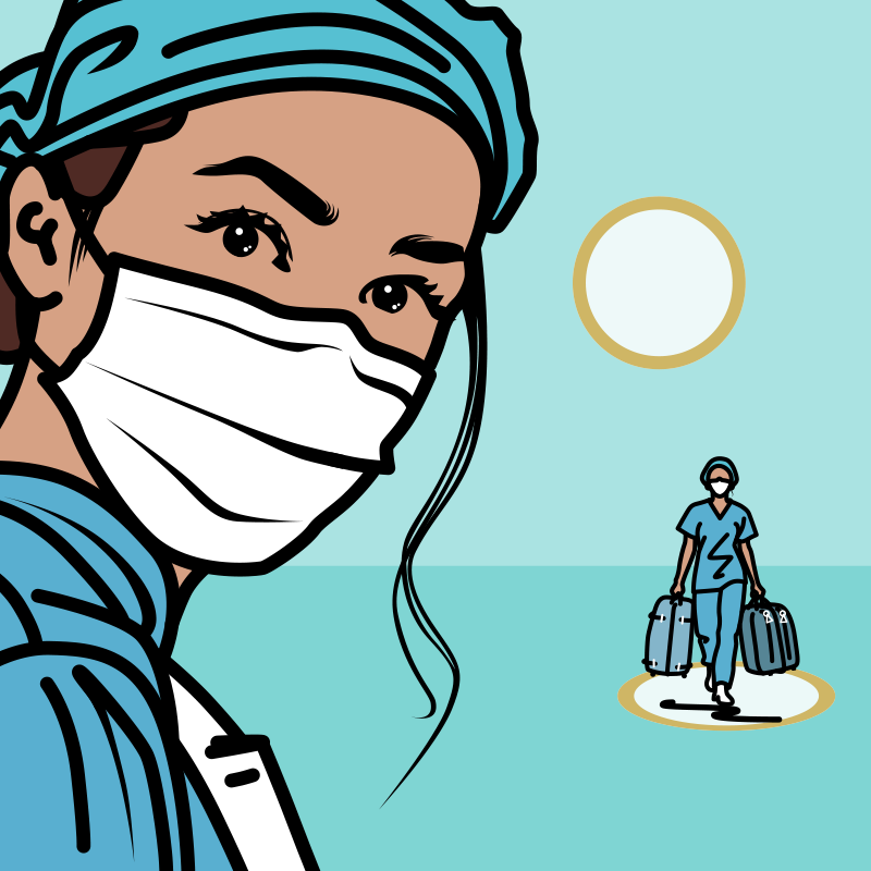 Ralf Schmidt artist Künstler Maria, Krankenschwester