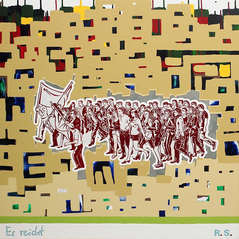 Ralf Schmidt artist Künstler Es reicht