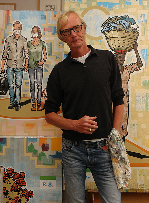 Ralf Schmidt Künstler Artist im Atelier