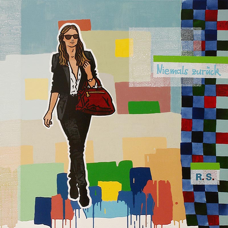 Ralf Schmidt artist Künstler Niemals zurück