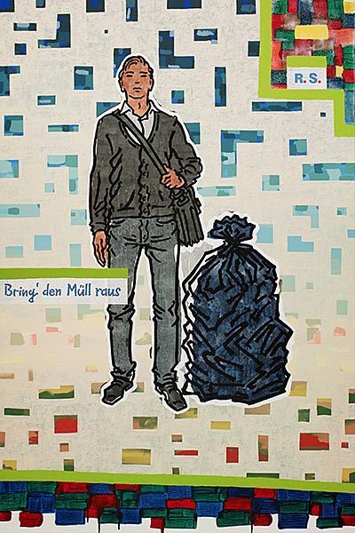 Ralf Schmidt artist Künstler Bring' den Müll raus