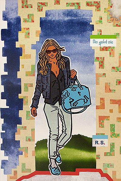 Ralf Schmidt artist Künstler Ausstellung mit aktuellen Gemälden im RWi4, Völklinger Straße, Düsseldorf